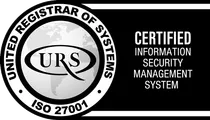 ISO 27001 seal, information security management system, United Registrar of Systems