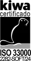 Kiwa ISO 33000 seal, software development quality, certificate 2282-SOFT/24